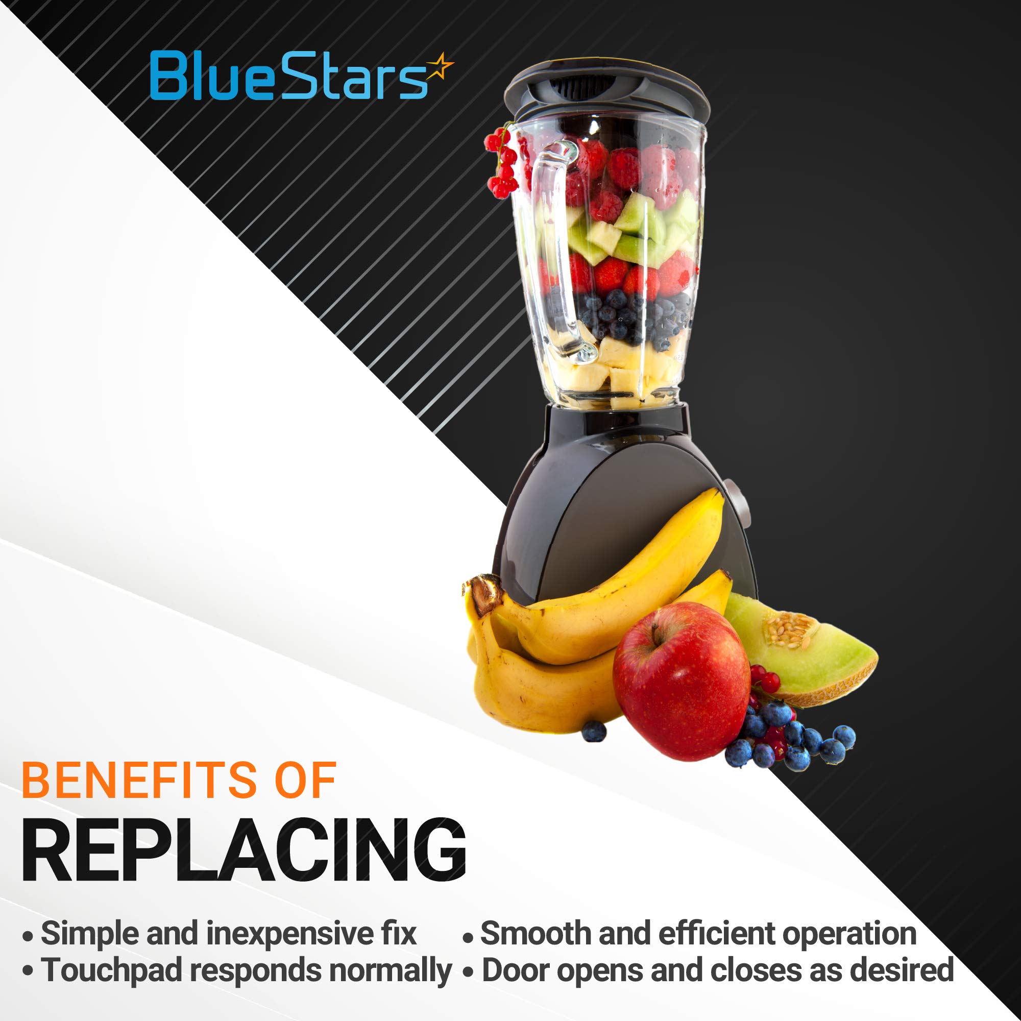 BlueStars Ultra Durable 9704230 Blender Drive Coupling Replacement part by Blue Stars – Compatible with KitchenAid KSB5WH KSB5 KSB3 Blenders – Replaces WP9704230VP WP9704230 AP6013694 - PACK OF 2