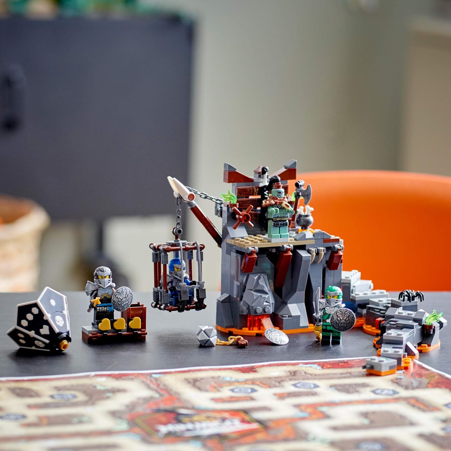 Toys Games New 401 Pieces Lego Ninjago Journey To The Skull Dungeons Ninja Playset Building Toy For Kids Featuring Ninja Action Figures Building Construction Toys