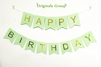 Green Happy Birthday Banner Kabap Refinedtraveler Co
