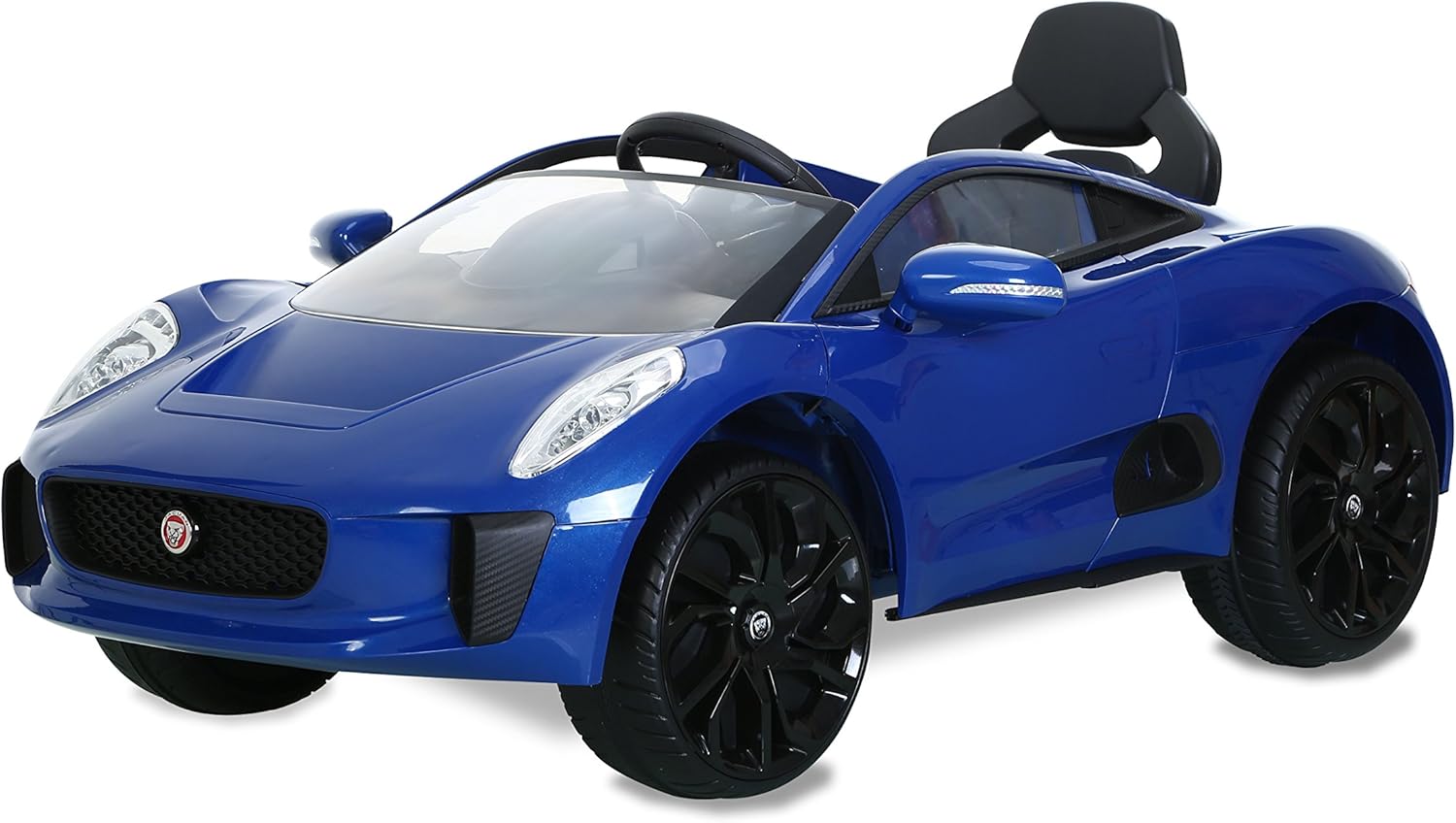 montable eléctrico prinsel jaguar 6 volts azul