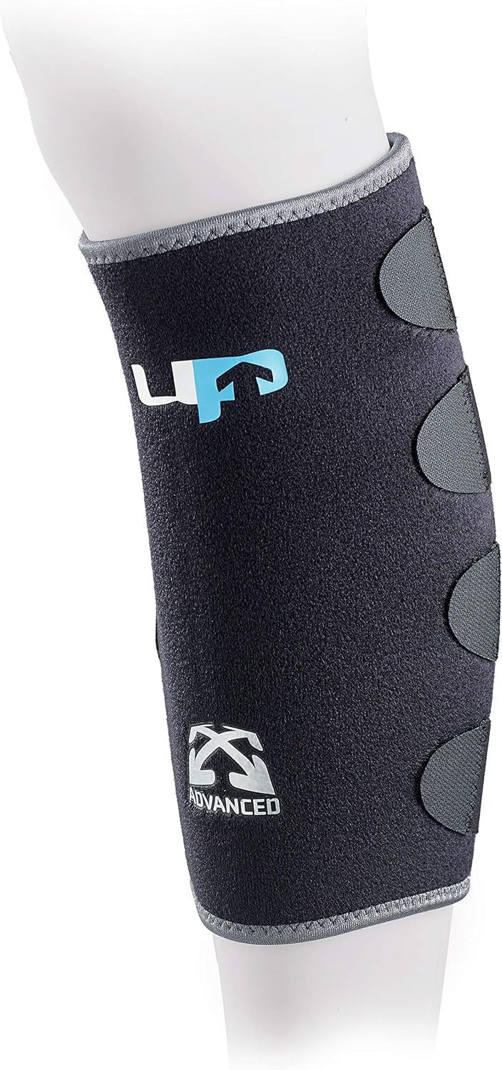 Ultimate Performance Advanced Neoprene Calf/Shin Support Small/Medium, Black, Regular 11"-16" (28-40cm)