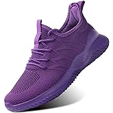 KEEZMZ Womens Ladies Walking Running Shoes Slip On Lightweight Casual Tennis Sneakers Clothes Shoes