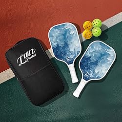 LUZZ Pickleball Paddles Set of 2, T700 Carbon Fiber