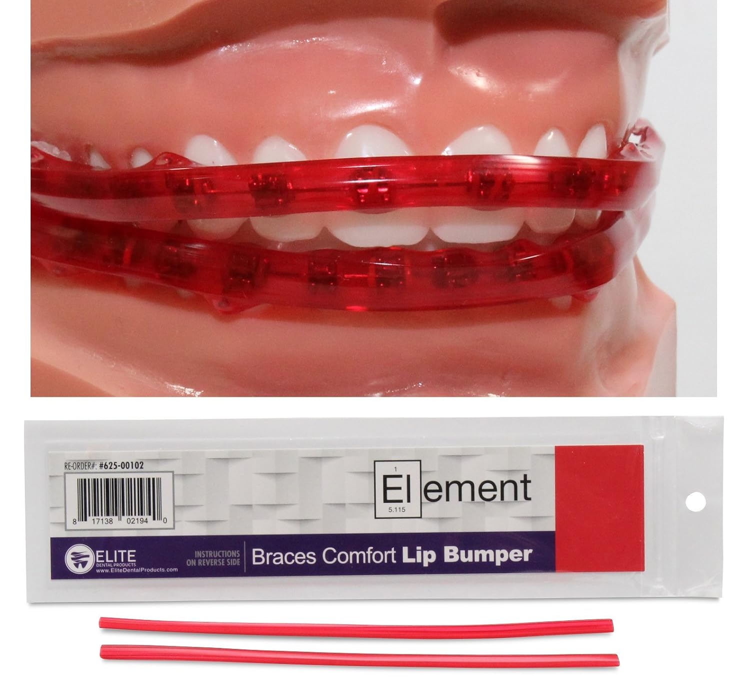 Amazon Com Element Braces Comfort Lip Bumper Red Orthodontic