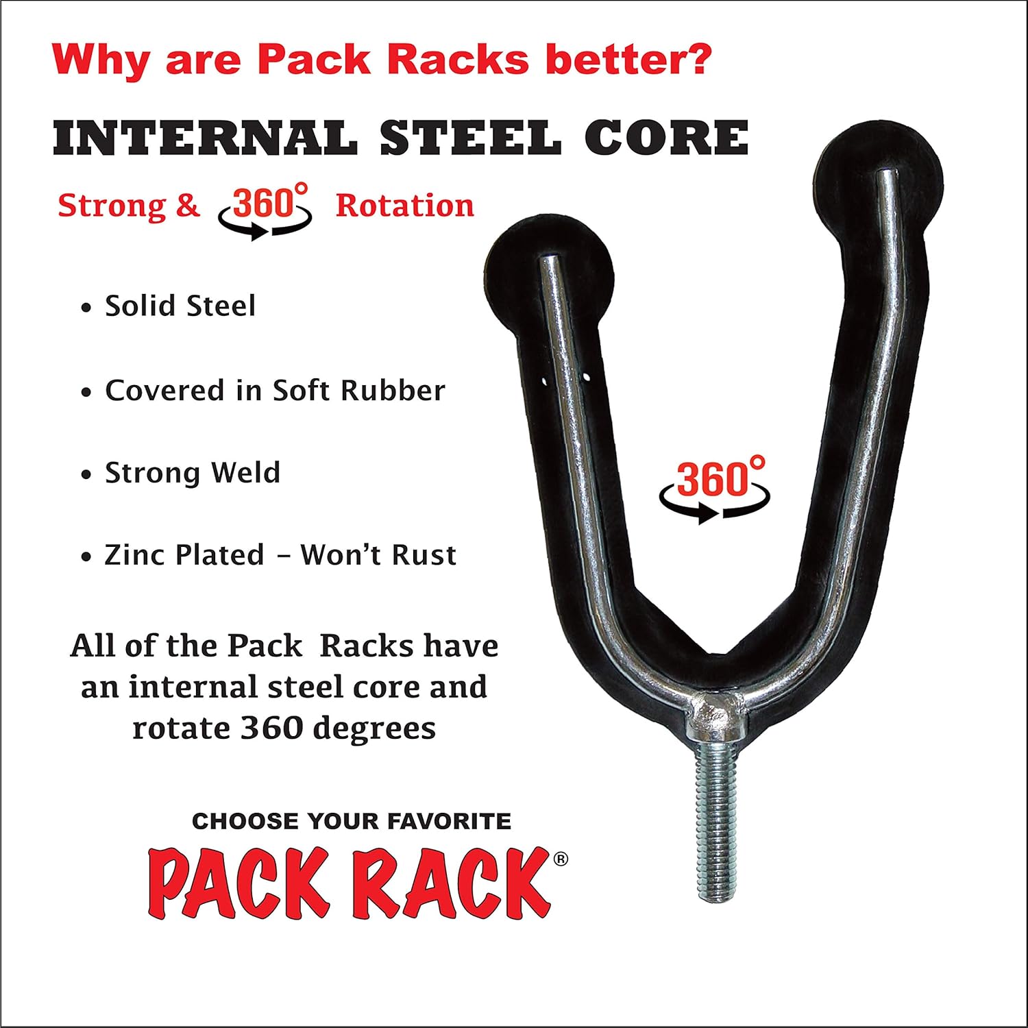 All Rite Products Pack Rack - Gun & Bow Rack for ATVs and Bikes - Model PR1: Automotive