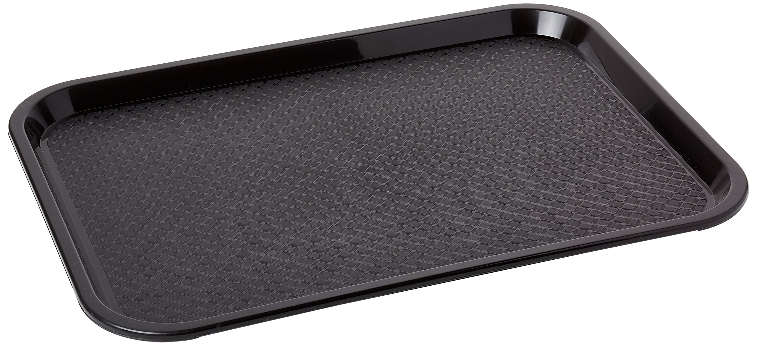 Kristallon P501 Foodservice Tray, Kristal Lon Plastic, Medium, Black