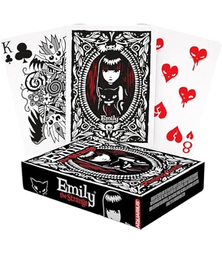 Amazon.com: Emily the Strange Figurine Bendy Emily & Mystery Kitty