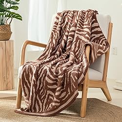 Snuggle Sac Zebra Blanket Brown Zebra Print Blanket