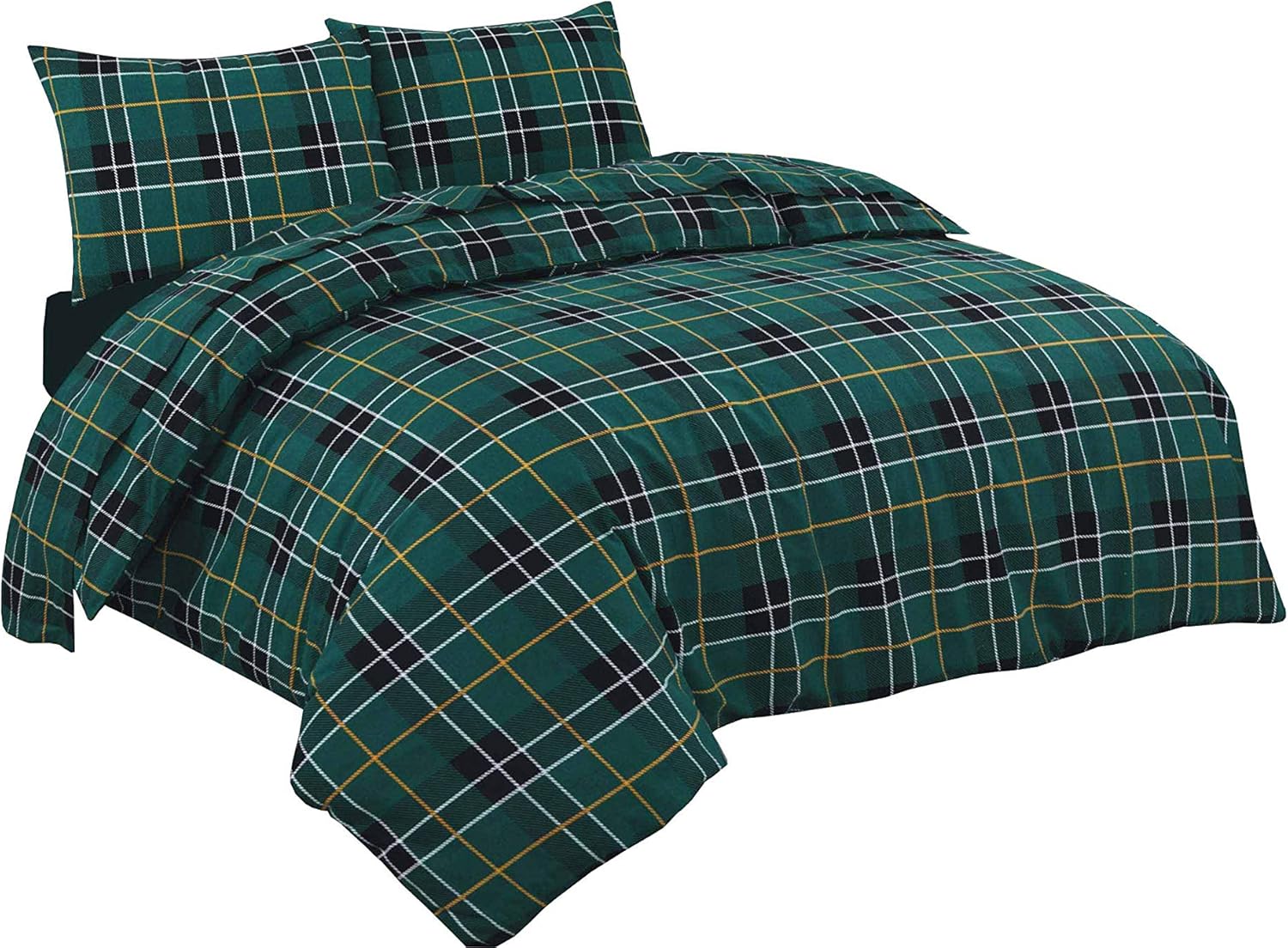 NZ Tartan Check Luxurious Flannel 100 Natural Brushed Cotton Thermal