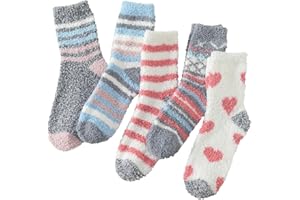 Nimalpal Fuzzy Socks for Women - Fuzzy Socks Fluffy Socks Cozy Socks Slipper Socks for Women, Winter Socks Womens Fuzzy Socks Super Soft Comfort of Coral Fleece