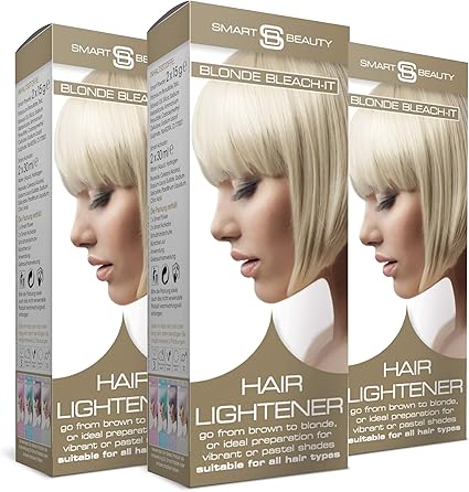 Ultimate Blonde Bleach It Hair Lightener Triple Pack Semi Permanent Hair Colour Smart Save Amazon Co Uk Beauty