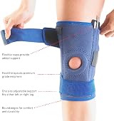 Neo G Stabilised Open Patella Knee Support Adjustable Compression view 4