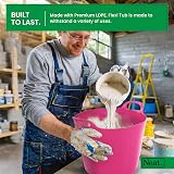 Neat 42L Flexi Tubs 3 Pack with Handles Pink Large Plastic Buckets view 6