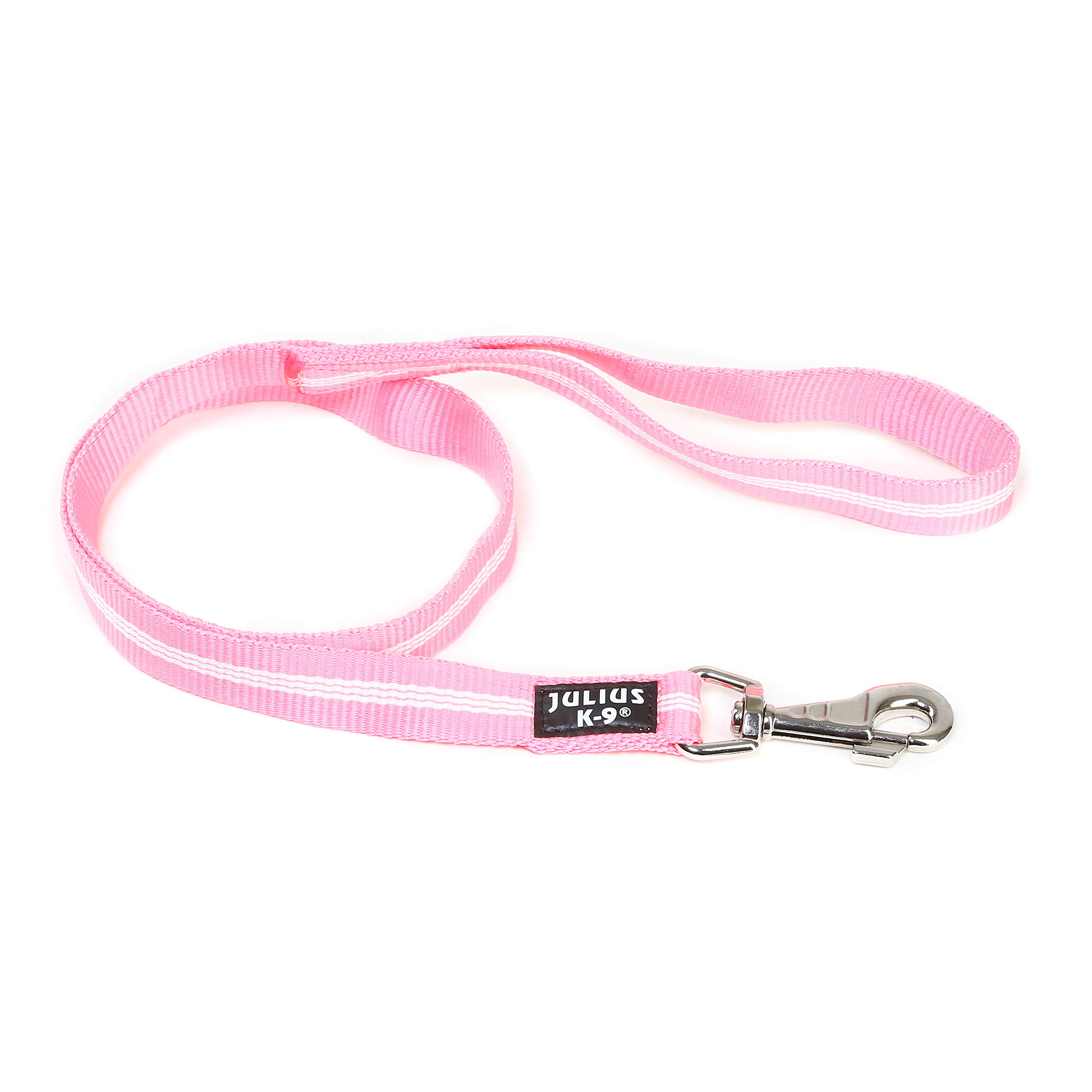 IDC Tubular Webbing Leash with Handle, 25 mm x 1 m, Pink