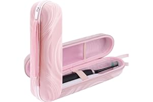 TOCCOOL Electric Toothbrush Case, Carrier Bag for Travelling, Portable Toothbrush Carrying Case Holder Compatible with AquaSonic, Sumkyle, Oral-B iO Series, Philips Sonicare. (Pink)