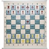 WE Games Standard Chess Teaching Demonstration Board - 27 in. with Chess Pieces Included, Portable Chess Club &amp; Tournament Chess Set Training, Perfect Chess Set for Beginners and Adults