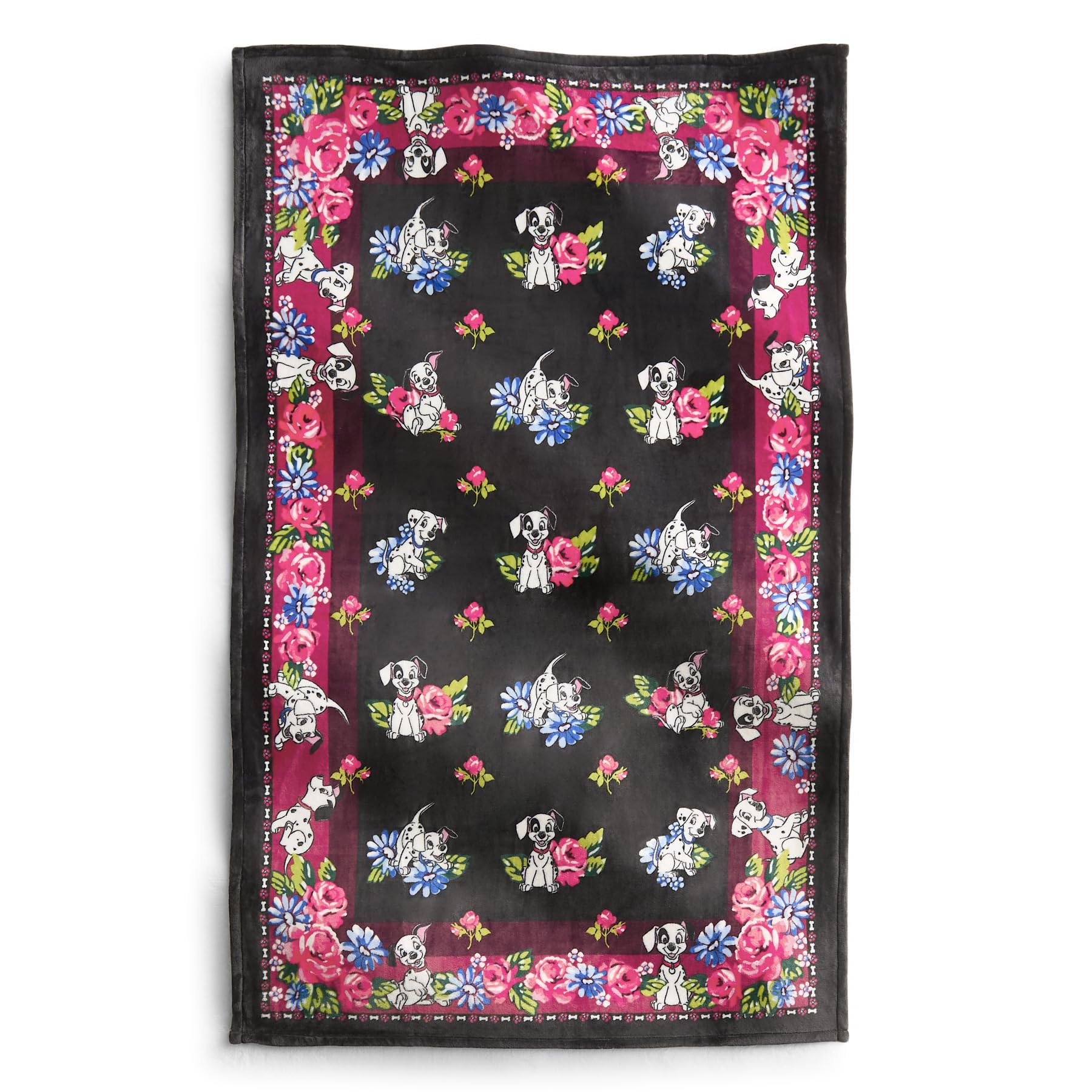 Vera Bradley Women's Disney Fleece Plush Throw Blanket, 101 Dalmatians, One Size Image