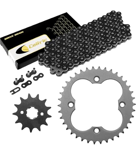 Amazon.com: Caltric Red O-Ring Drive Chain & Sprockets Kit