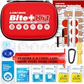 EVERLIT Bee Sting &amp; Snake Bite Kit with Venom Extracto Pump, Essential First Aid Supplies, Insect Bug Outdoor Emergency Safety Kit for Hiking Backpacking Camping Fishing Travel