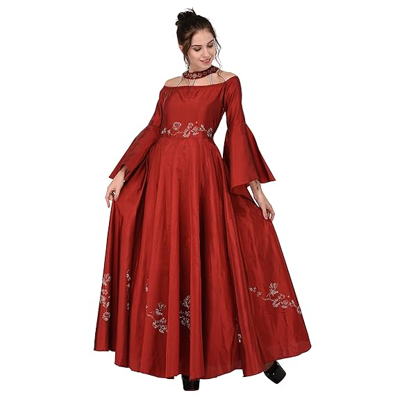 amazon silk gown