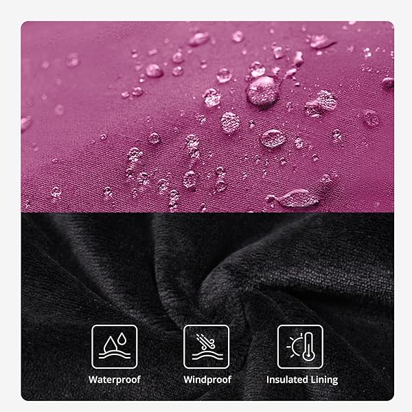 CAMEL CROWN WOMEN’S SKI JACKET WATERPROOF WARM WINTER SNOW COAT HOODED MOUNTAIN OUTDOOR WINDBREAKER WINDPROOF JACKET