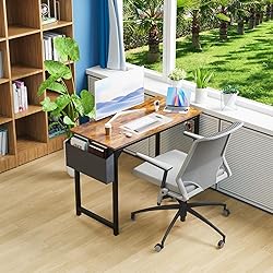 DUMOS 40 Inch Office Small Computer Desk Modern