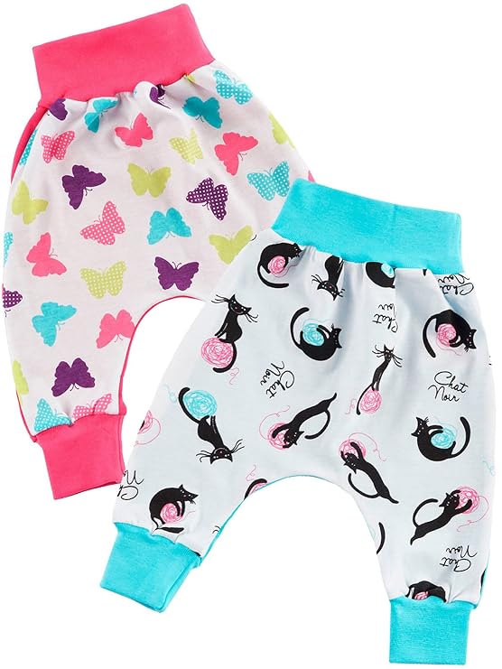 Klekle Baby Pump Baggy Hose 2er Mädchen Set 22767