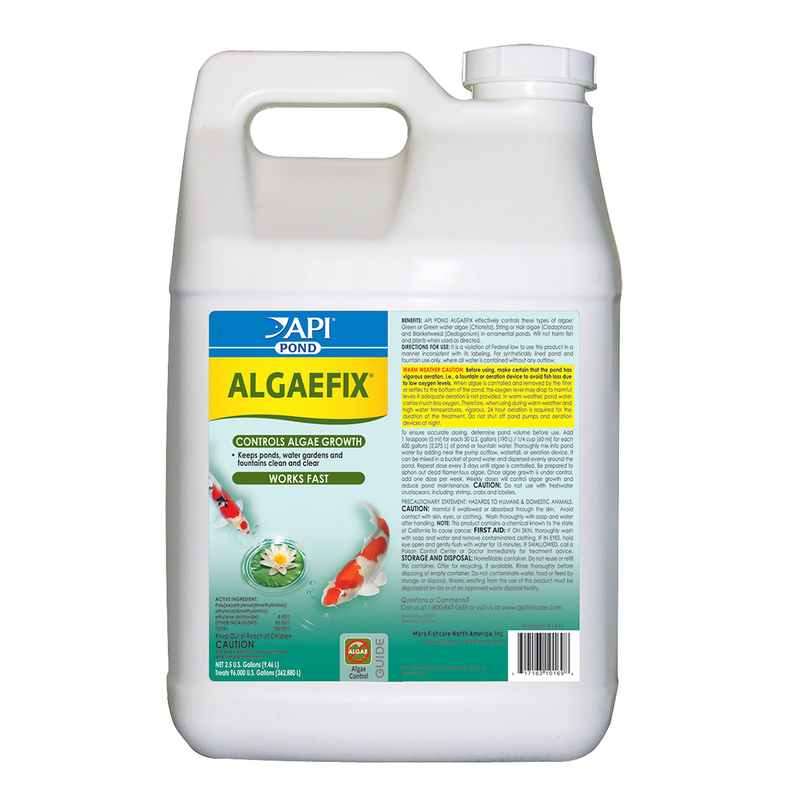 API POND ALGAEFIX Algae Control Solution 2.5Gallon Bottle eBay