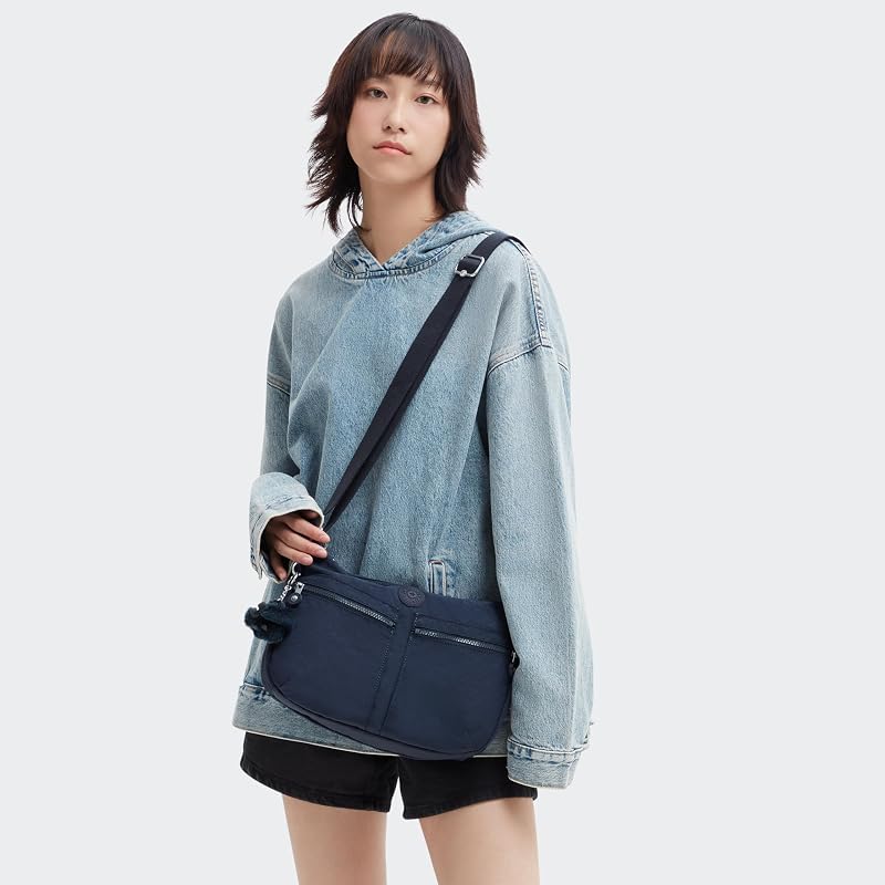 IZELLAH Tracolla media, Blue Bleu 2 (Blu)