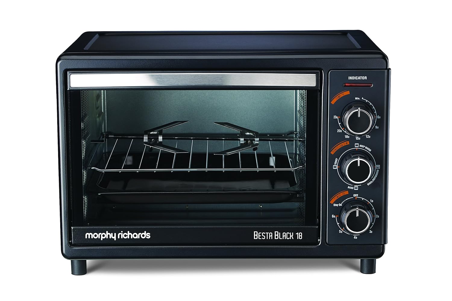 Black Oven Toaster Grill 18Litre Morphy Richards Best Price With