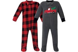 Hudson Baby Unisex Baby Fleece Sleep and Play