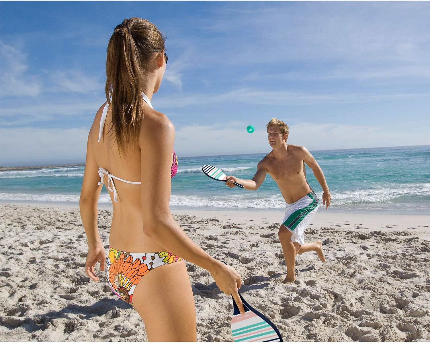 beach paddle ball target