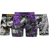 PSD Mens Underwear Mid Length Core Standard Boxer Briefs, Packs &amp; Singles