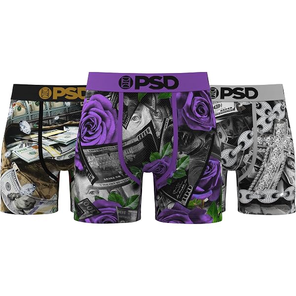 PSD Men's Seto Kaiba Boxer Briefs, Multi, XXL at Amazon Men's