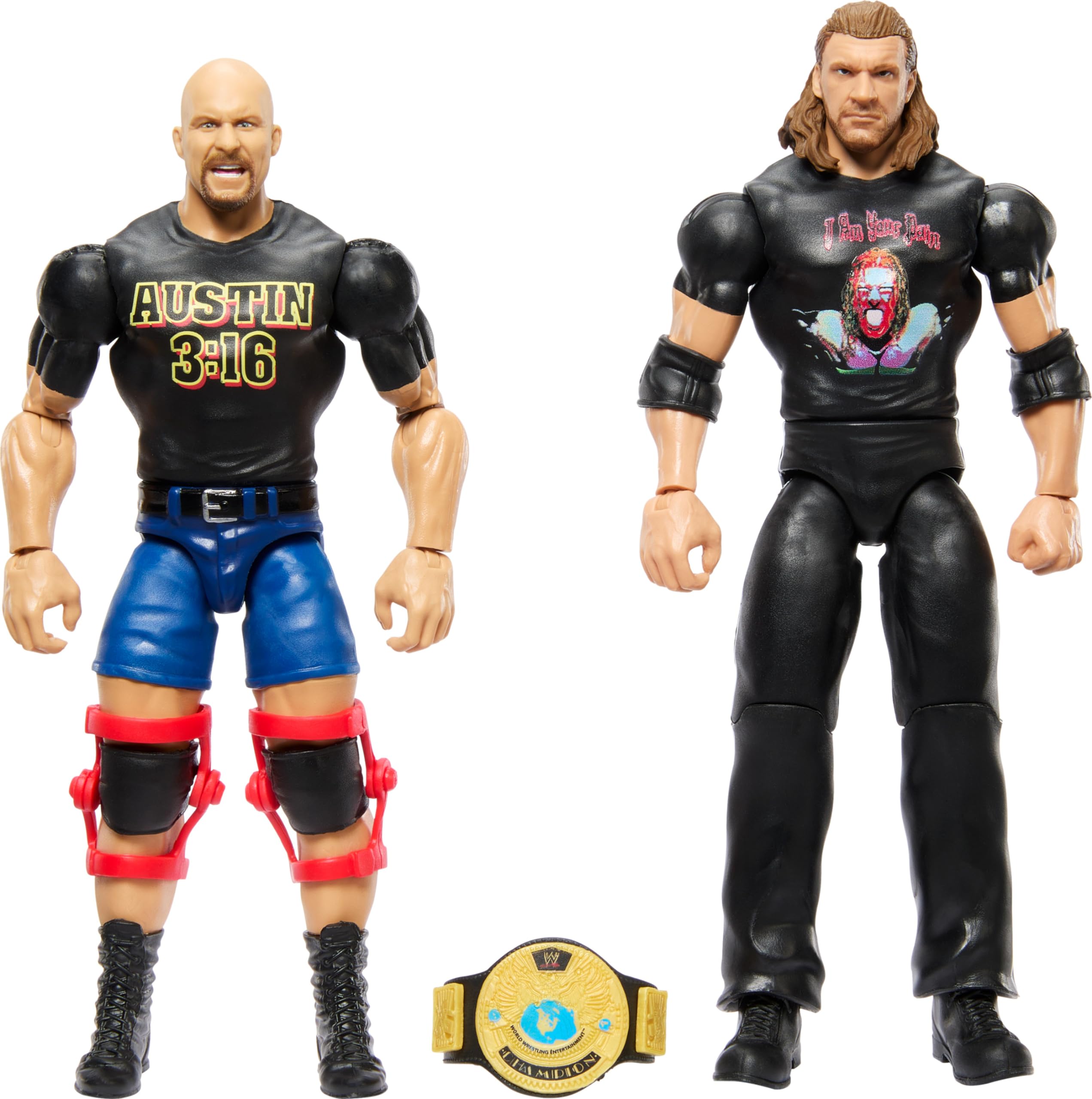 Mattel WWE Championship Showdown Stone Cold Steve Austin & Triple H 2-Pack, HTW03