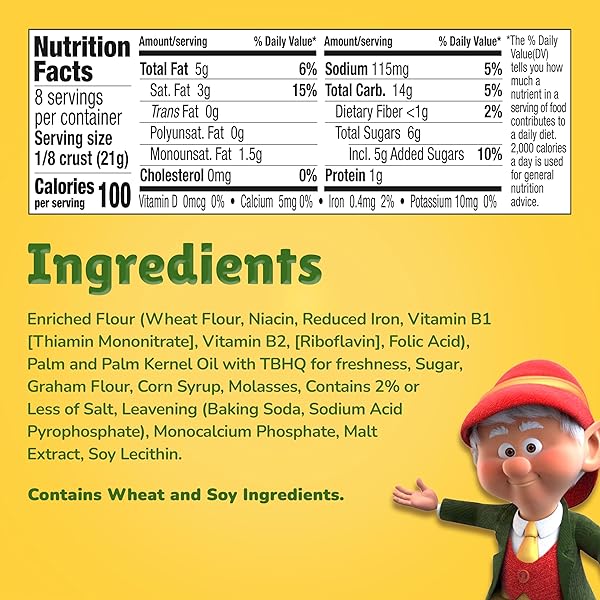 KEEBLER READY CRUST 9-INCH GRAHAM CRACKER PIE CRUST, PREMADE PIE CRUST FOR BAKING AND NO-BAKE, 6 OZ