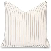 Crumbs Home Modern Farmhouse California Casual Indoor Outdoor Throw Pillow Cover, 22"x22" Water Repellent for Patio, Backyard