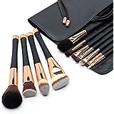 Fancii Professional Makeup Brush Collection, 12pcs Set High End Cosmetic Brush, Cruelty Free Synthetic Bristles for Foundatio