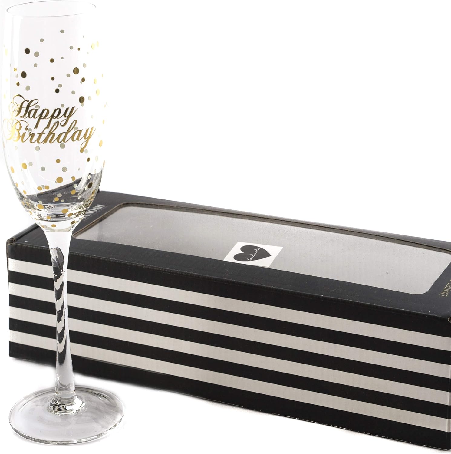 Sektglas Glas Geburtstag Happy Birthday knuellermarkt24.de Jubiläum