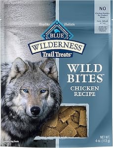 Blue Buffalo Wilderness Trail Treats Wild Bites Grain Free Soft-Moist Dog Treats