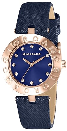 Giordano Analog Blue Dial Womens Watch - 2754-07