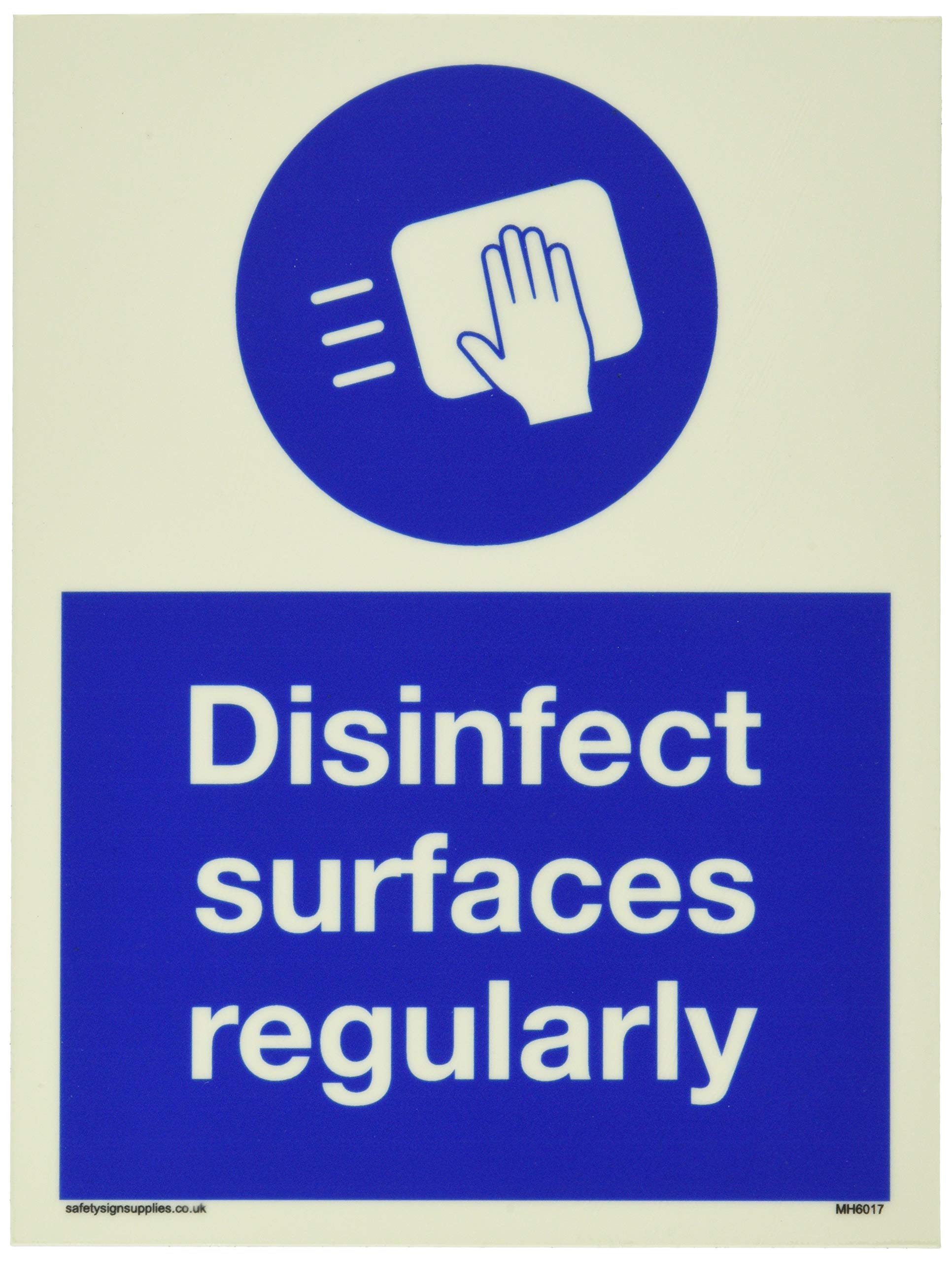 Disinfect surfaces regularly