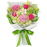 Eterfield Flowers for Delivery Prime, Valentines Day Forever Flower Bouquet, Preserved Pink Roses Birthday Gifts for Her Women Wife Mom Anniversary Mother's Day Christmas