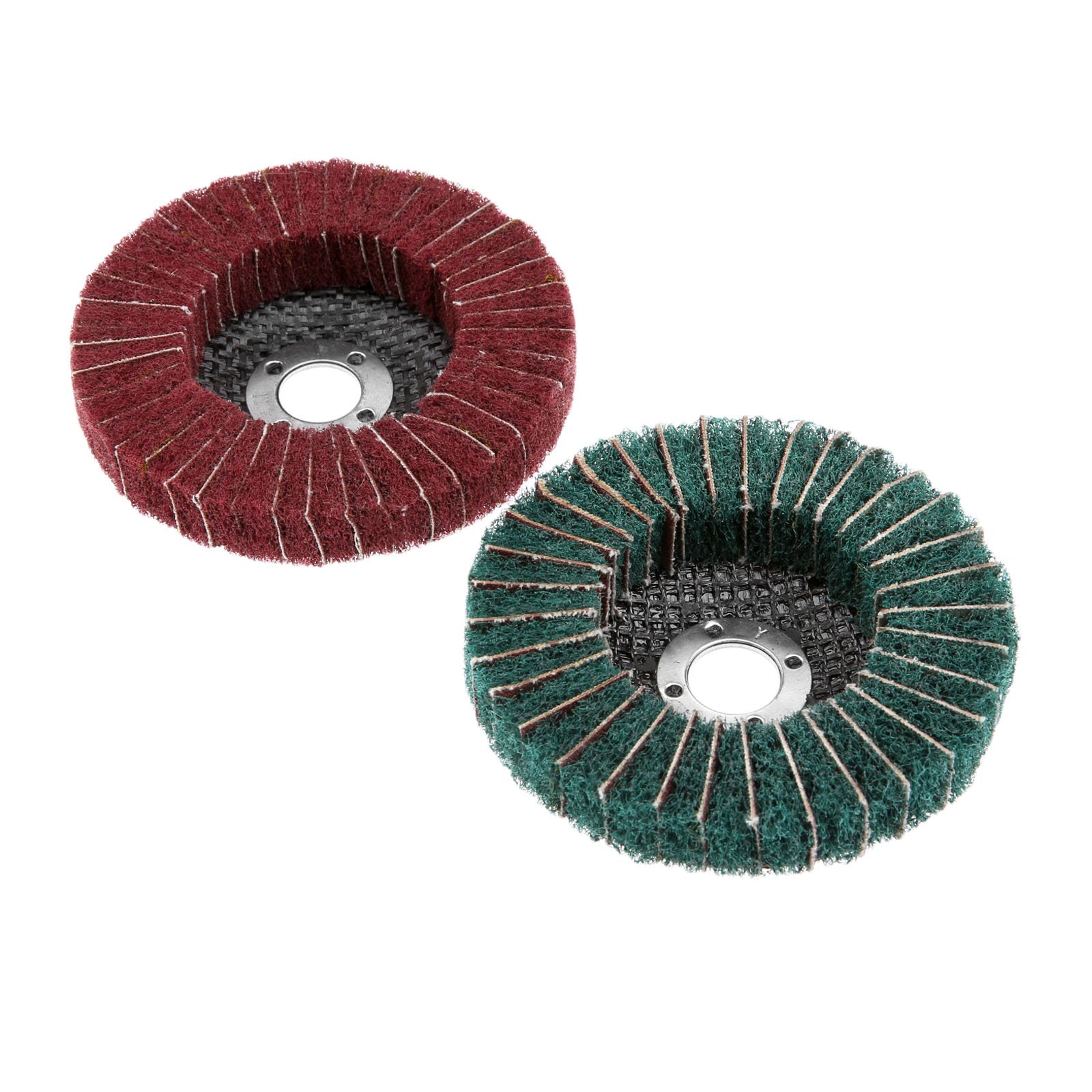 Mtsooning 4-Inch Nylon Fiber Flap Discs 180 & 320 Grit Set for Polishing & Grinding – Rust & Paint Removal Wheel, Compatible with Angle Grinders, Ideal for Metal, Wood & DIY