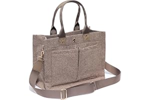 ESVAN Tote Bag for Women Purse Crossbody Bags for Work Diaper Travel Messenger Laptop Bag Handbags