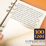 Fandamei 6 Pack A5 Refills 270 Sheets 540 Pages 8mm Ruled 6-Hole Loose Leaf view 3