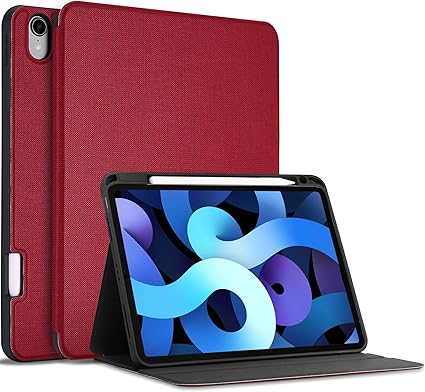 Amazon Co Jp Procase Ipad Air 第4世代 10 9 ケース Apple Pencil 2 ワイヤレス充電対応 軽量とスリム スタンド機能 Abs素材 保護カバー 対応端末 Ipad Air 第4世代 10 9 発売 レッド 家電 カメラ