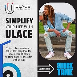 uLace Slims No-Tie Shoelaces - Elastic Shoe Laces