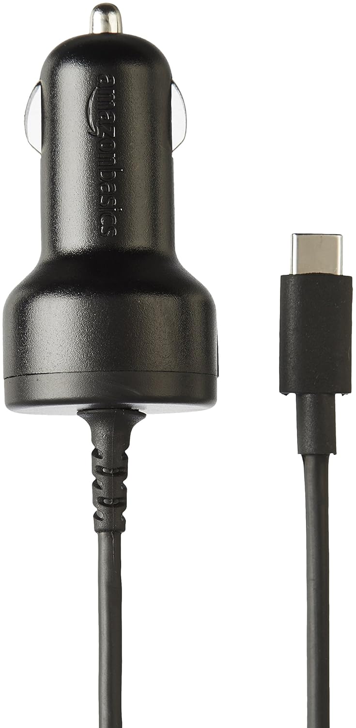 Basics Car DC Charger for Nintendo Switch - 6 Foot Cable, Black: Video Games