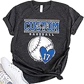 NAZENTI Baseball Mom Shirt, Custom Name and Number Baseball Shirt, Baseball Gift Shirt, Mom Number T-Shirt Sweatshirt Hoodie